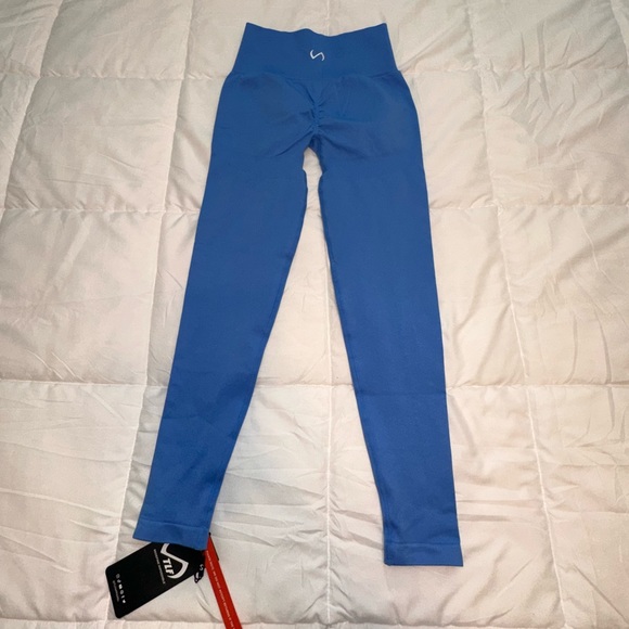 TLF Electric Blue High Rise Butt Scrunch Leggings Size XS NWT - Picture 7 of 8